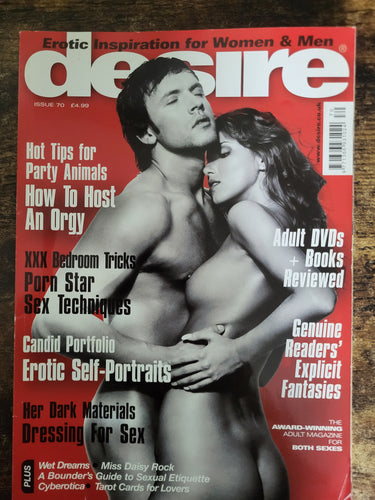 Desire Magazine No 70.. Clearance